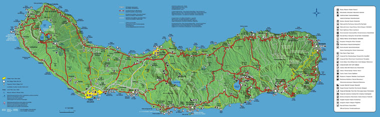 туристская карта Сан-Мигеля