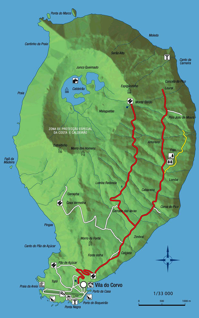 туристская карта Корву