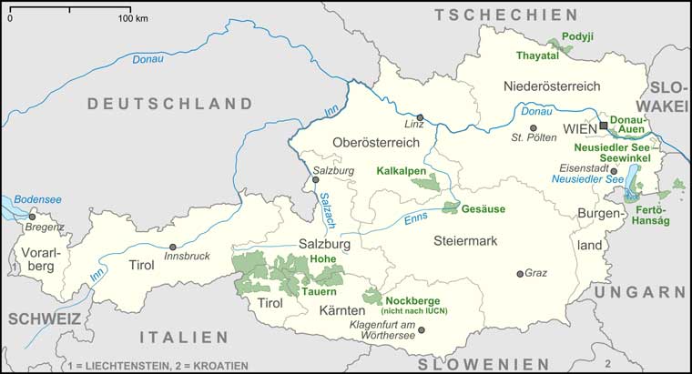 национальные парки Австрии