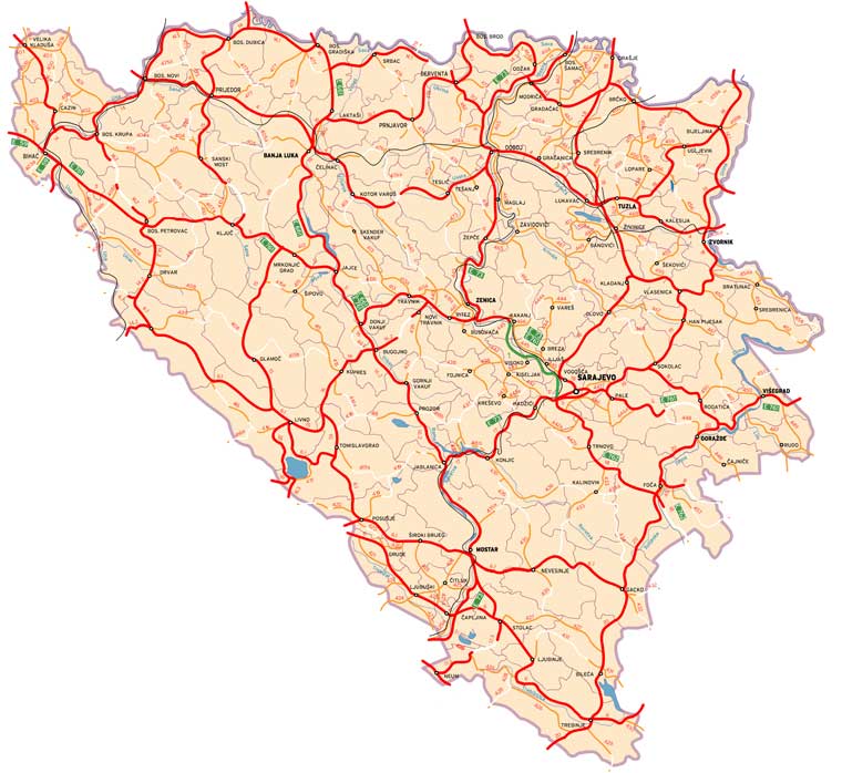 дорожная карта Боснии и Герцеговины