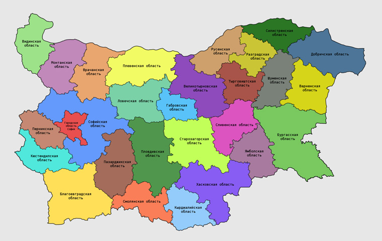 области Болгарии